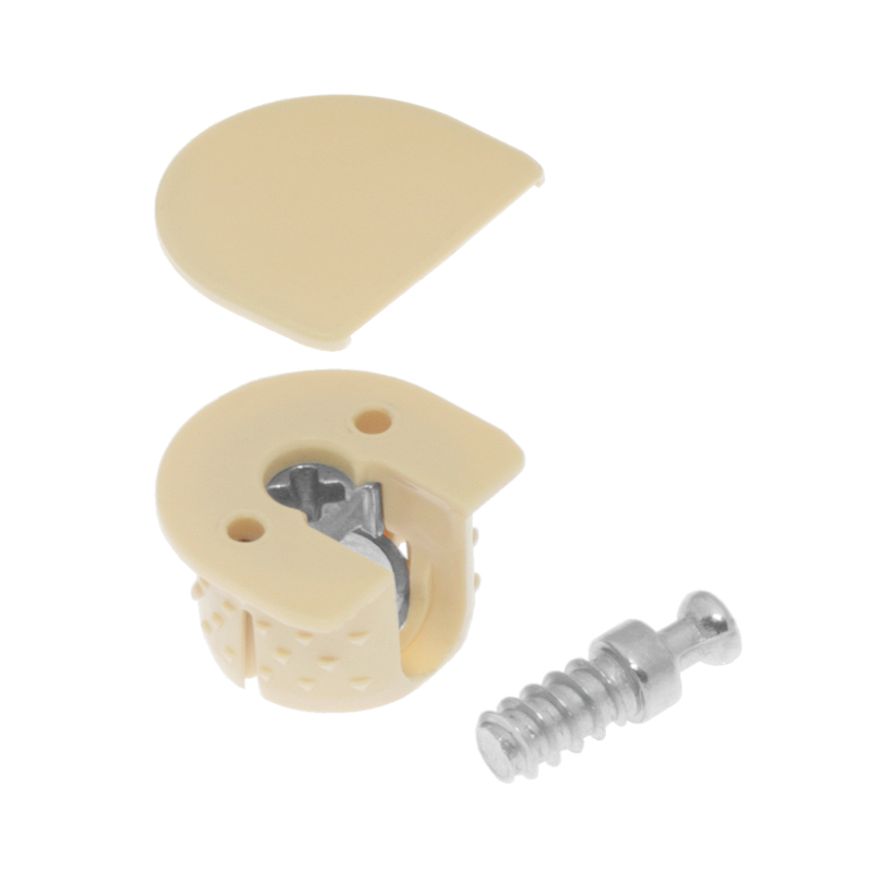 Стяжка Prolock з гвинтом для ДСП 16 мм, бежева, Mesan