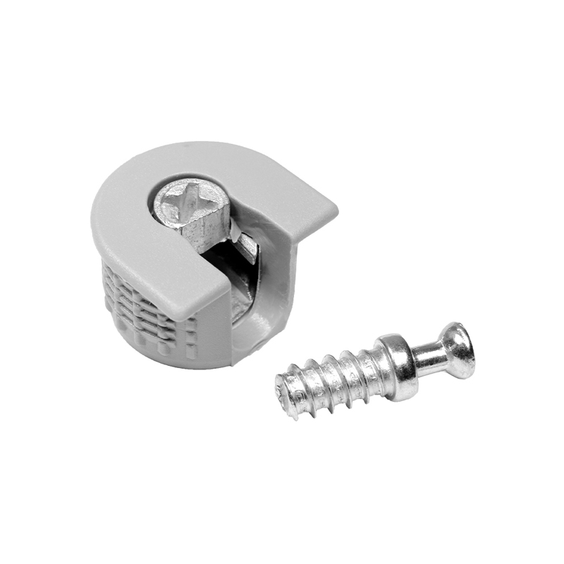 Стяжка R-Fix з гвинтом для ДСП 16 мм, сіра, Linken System