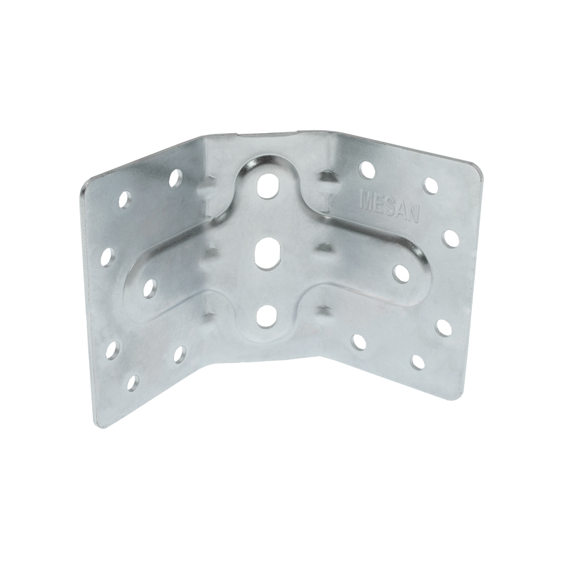 Кутова стяжка для столів, 85х123х2 мм, Mesan