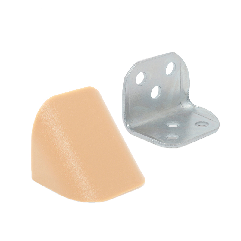 Куточок подвійний метал/пластик, бук