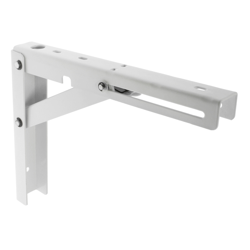 Складна консоль, L=300 мм, з фіксатором, біла, Airtic