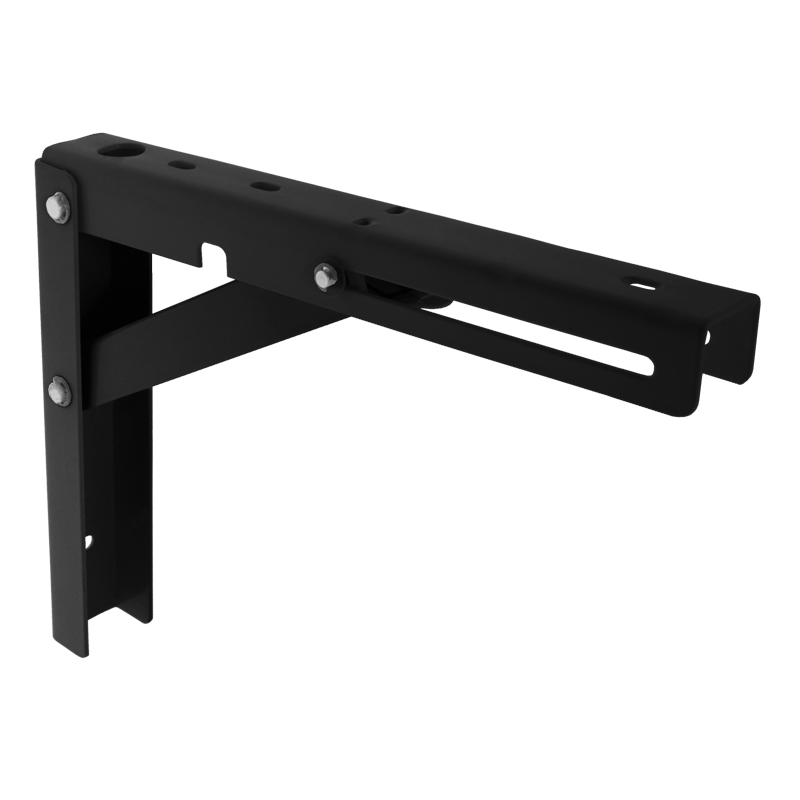 Складна консоль, L=400 мм, з фіксатором, чорна, Airtic