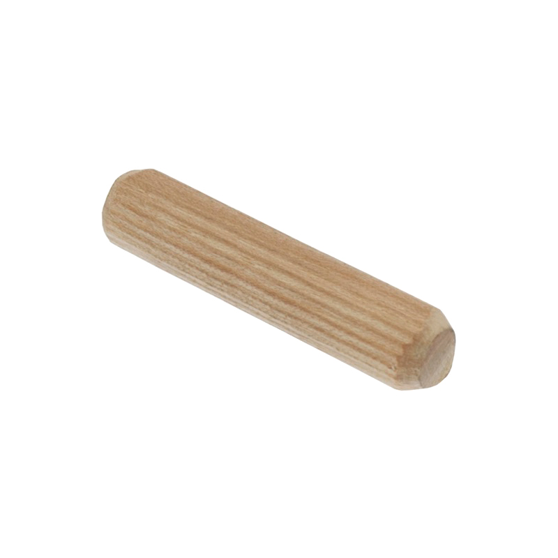 Шкант дерев'яний 8х35 мм, рифлений, евкаліпт