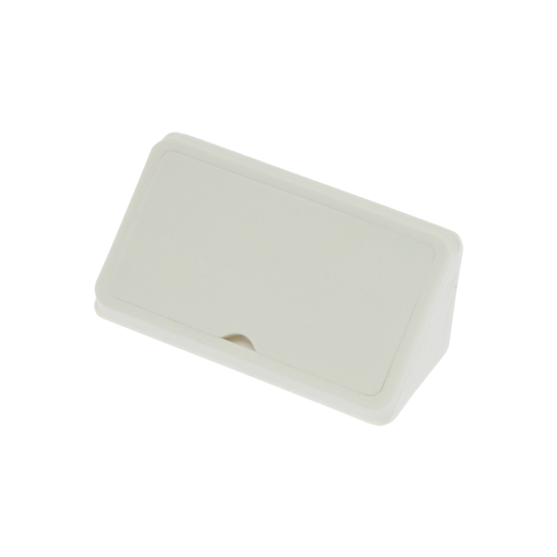 Подвійний пластиковий куточок, білий