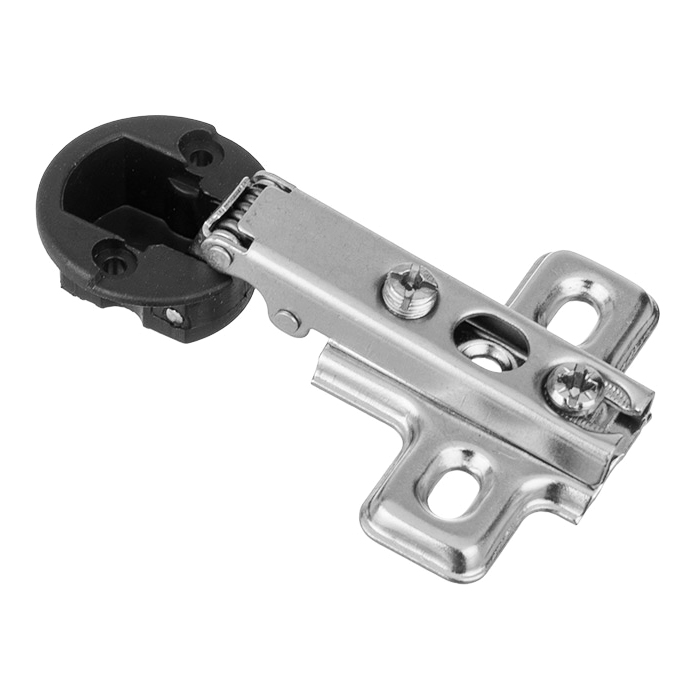 Петля накладна для скла, хром, Giff