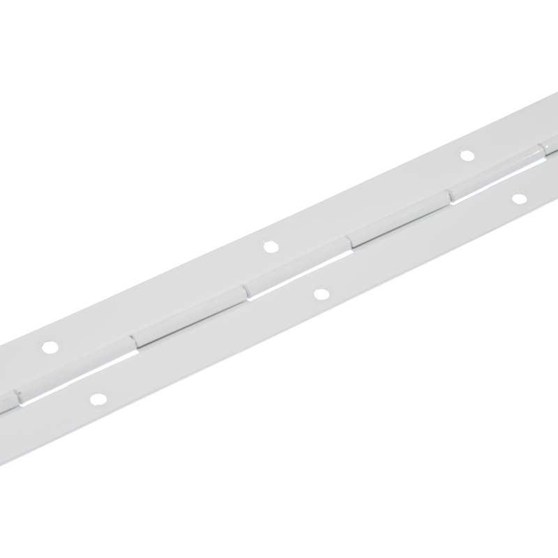 Петля рояльна L=1700 мм, H=30,4 мм, S=0,8 мм, Біла