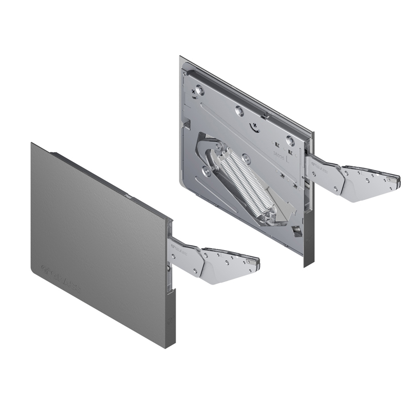 Підйомний механізм Kinvaro T-Slim, Tipmatic, 500-1100, Silver, Grass