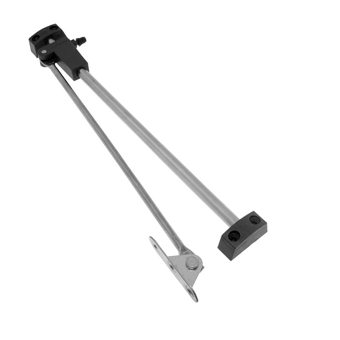 Обмежувач барних дверей, чорний, правий