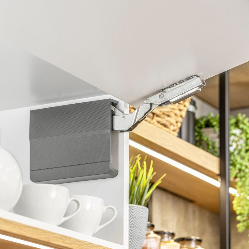 Підйомний механізм Top stays light, 580-1350, Push to Open, сірий, GTV