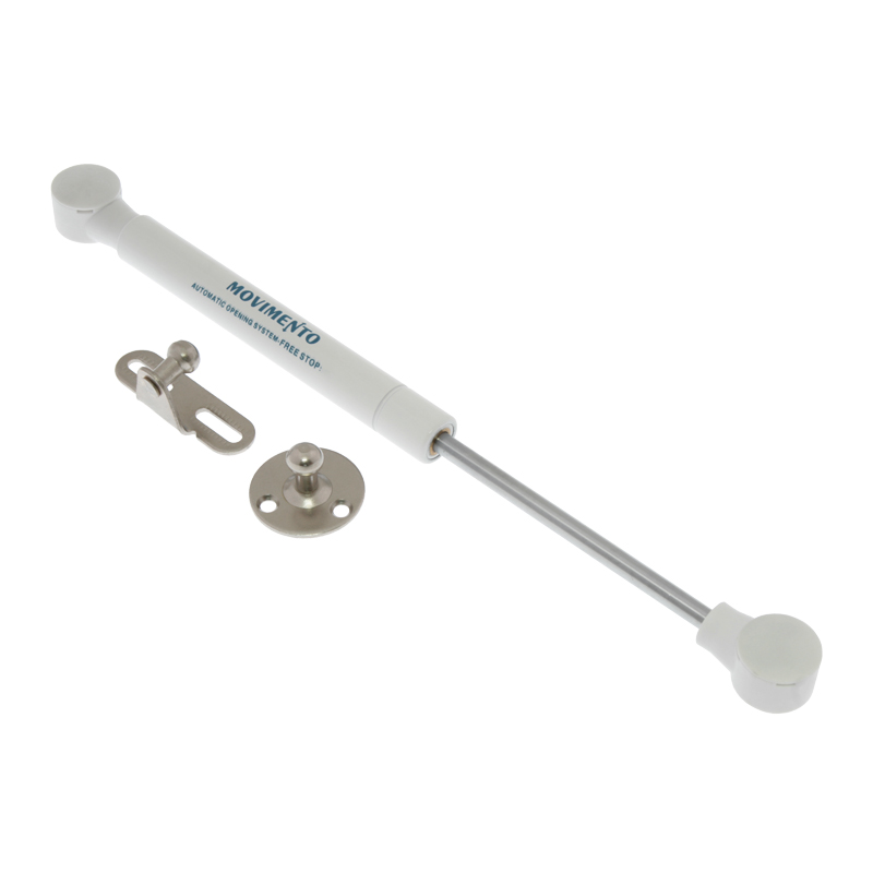 Підйомник газовий 100N, Free Stop, білий, Movimento