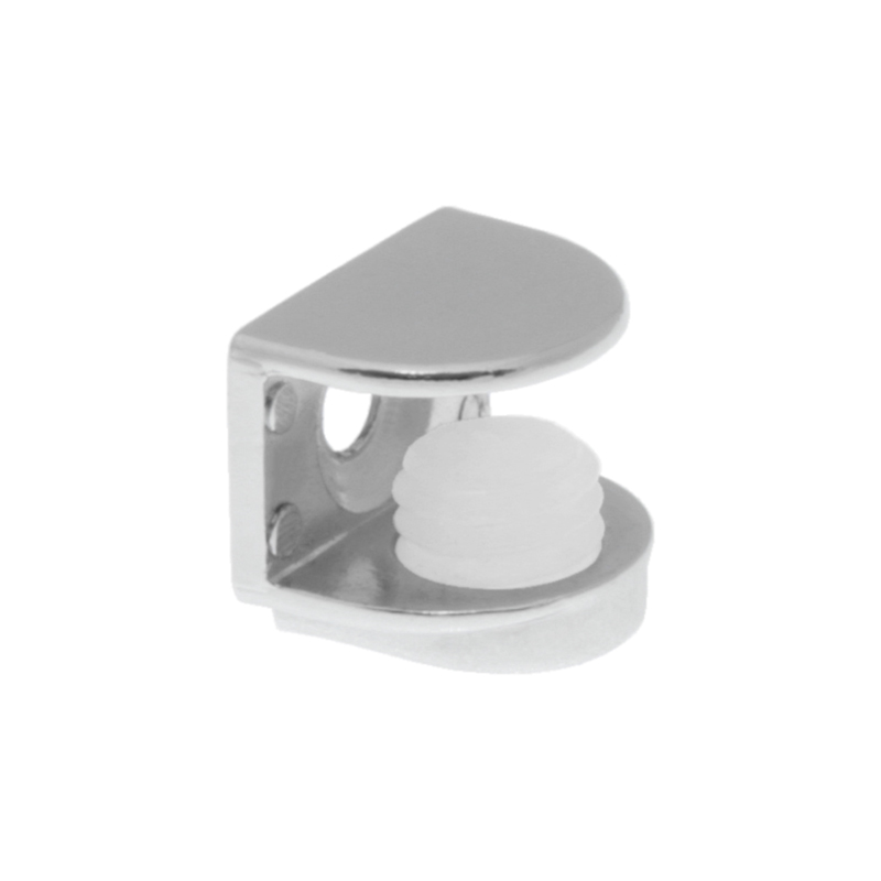 Полицетримач для скла, з фіксацією 4-8 мм, під шуруп