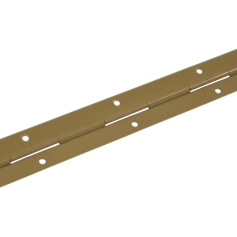 Петля рояльна L=1700 мм, H=30,4 мм, S=0,8 мм, Бронза